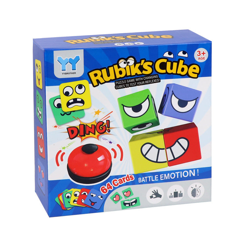 Face-Off Rubik’s Cube Game – Match, Twist & Ding!