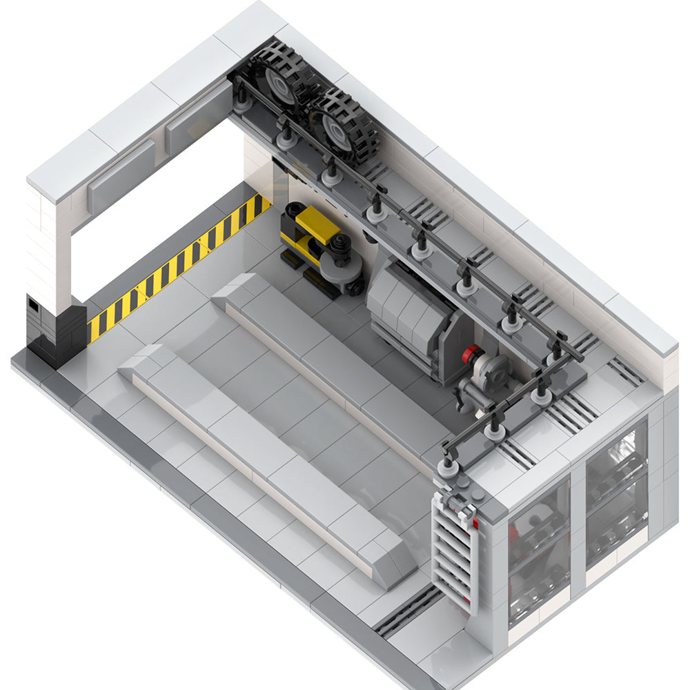 Car Repair Shop Building Block Toy