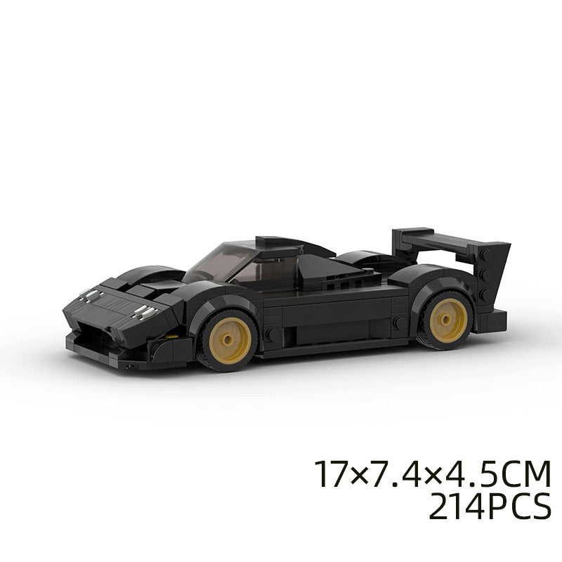 Small Particle Building Blocks Model Sports Car for Kids