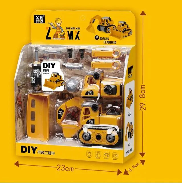 Build & Play Construction Truck Toy for Kids