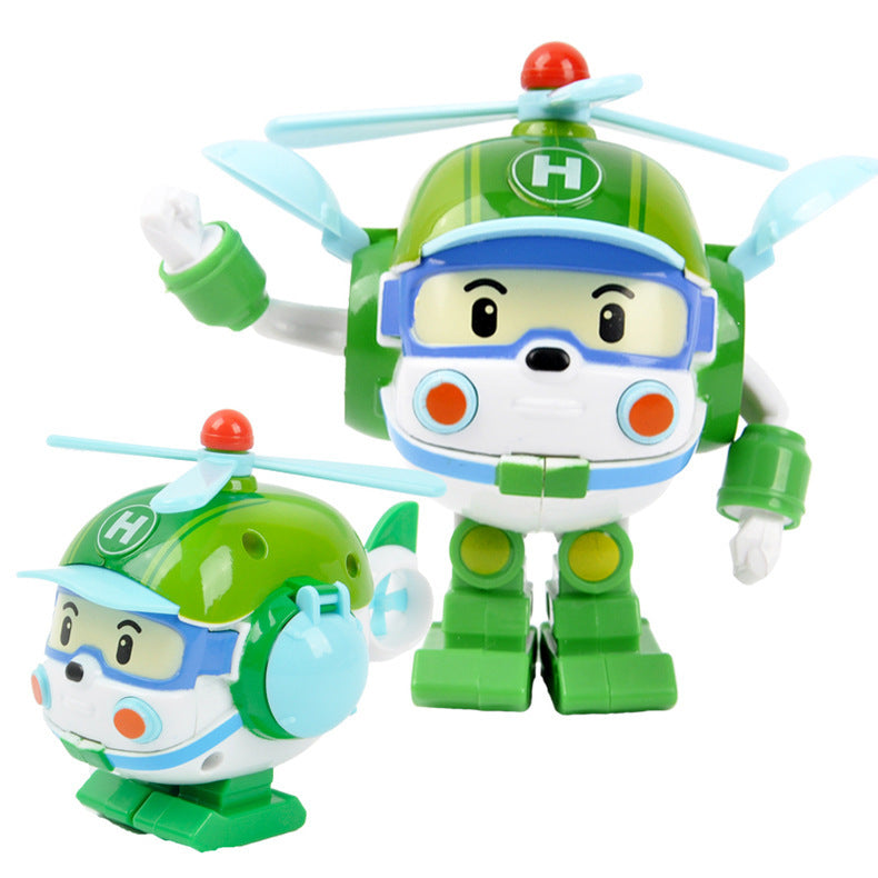 Transforming Rescue Vehicle Robot Toys