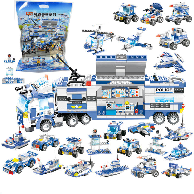 City Police 8-in-1 Building Block Set