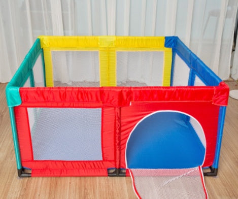Colorful Kids Playpen with Balls & Learning Mat