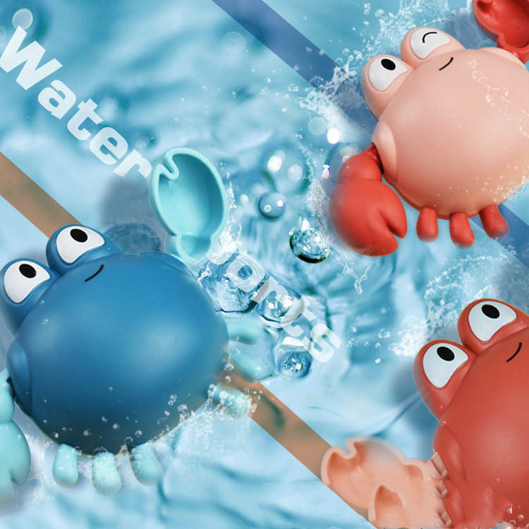 Cartoon Animal Crab Classic Baby Water Swimming Bath Toys