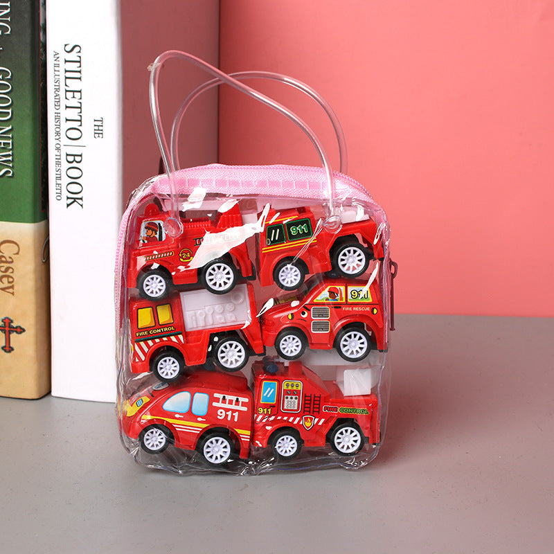 Mini Toy Vehicle Set in Carry Bag