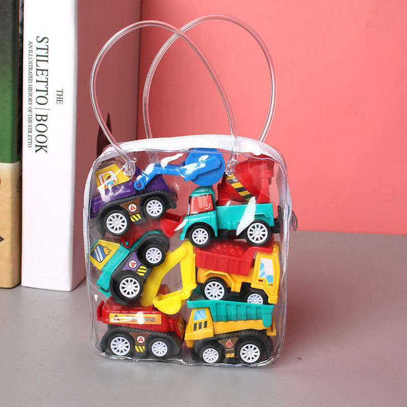 Mini Toy Vehicle Set in Carry Bag