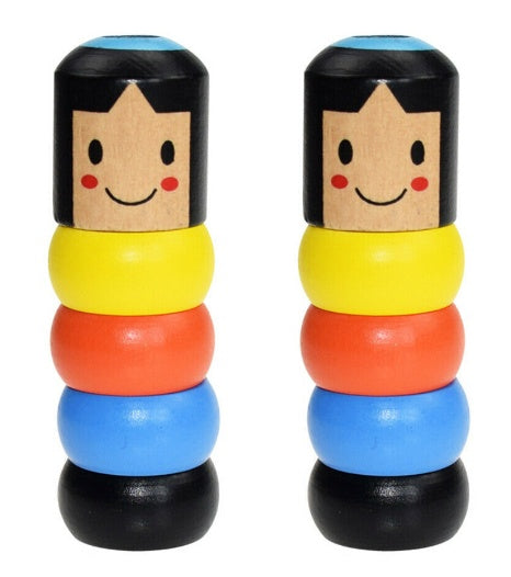 Immortal Daruma Unbreakable Wooden Man Magic Toy