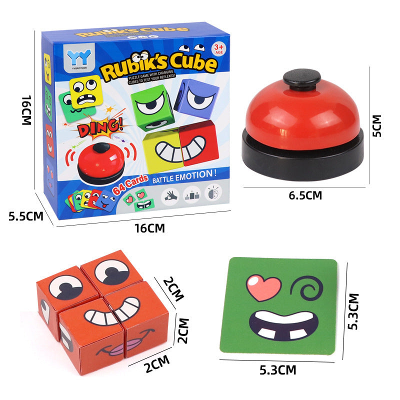 Face-Off Rubik’s Cube Game – Match, Twist & Ding!