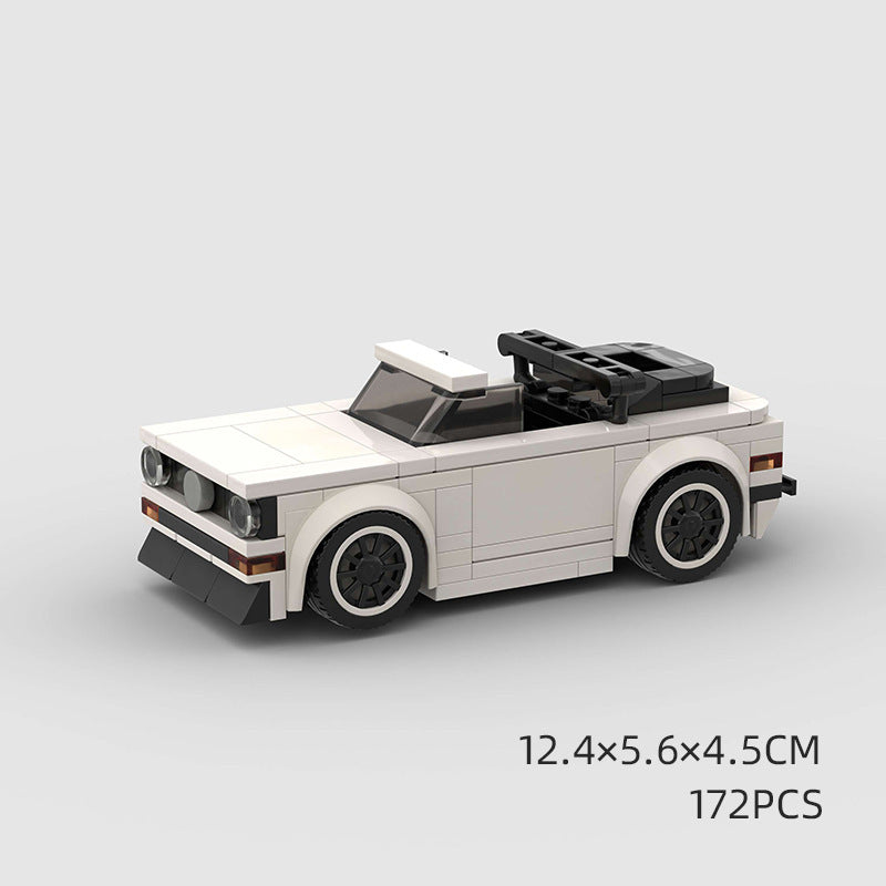 Small Particle Building Blocks Model Sports Car for Kids