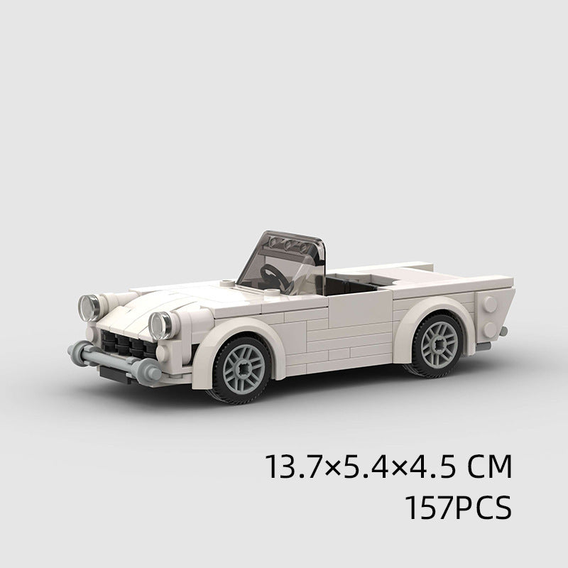 Small Particle Building Blocks Model Sports Car for Kids