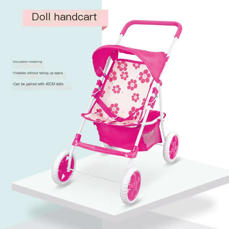 Foldable Doll Stroller Toy