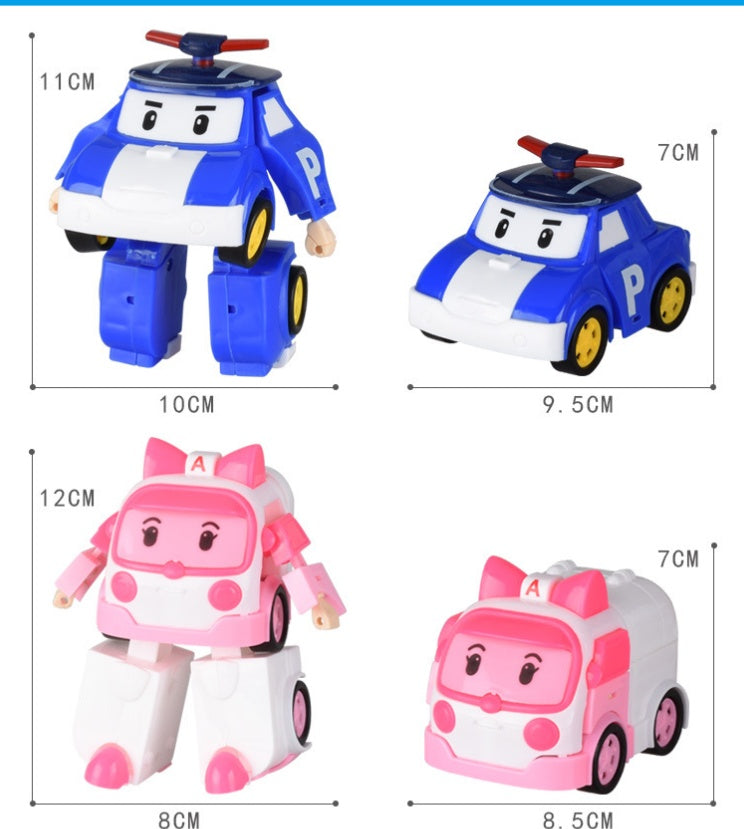Transforming Rescue Vehicle Robot Toys