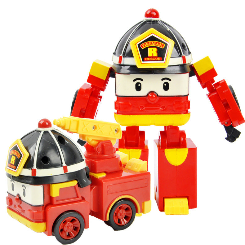 Transforming Rescue Vehicle Robot Toys
