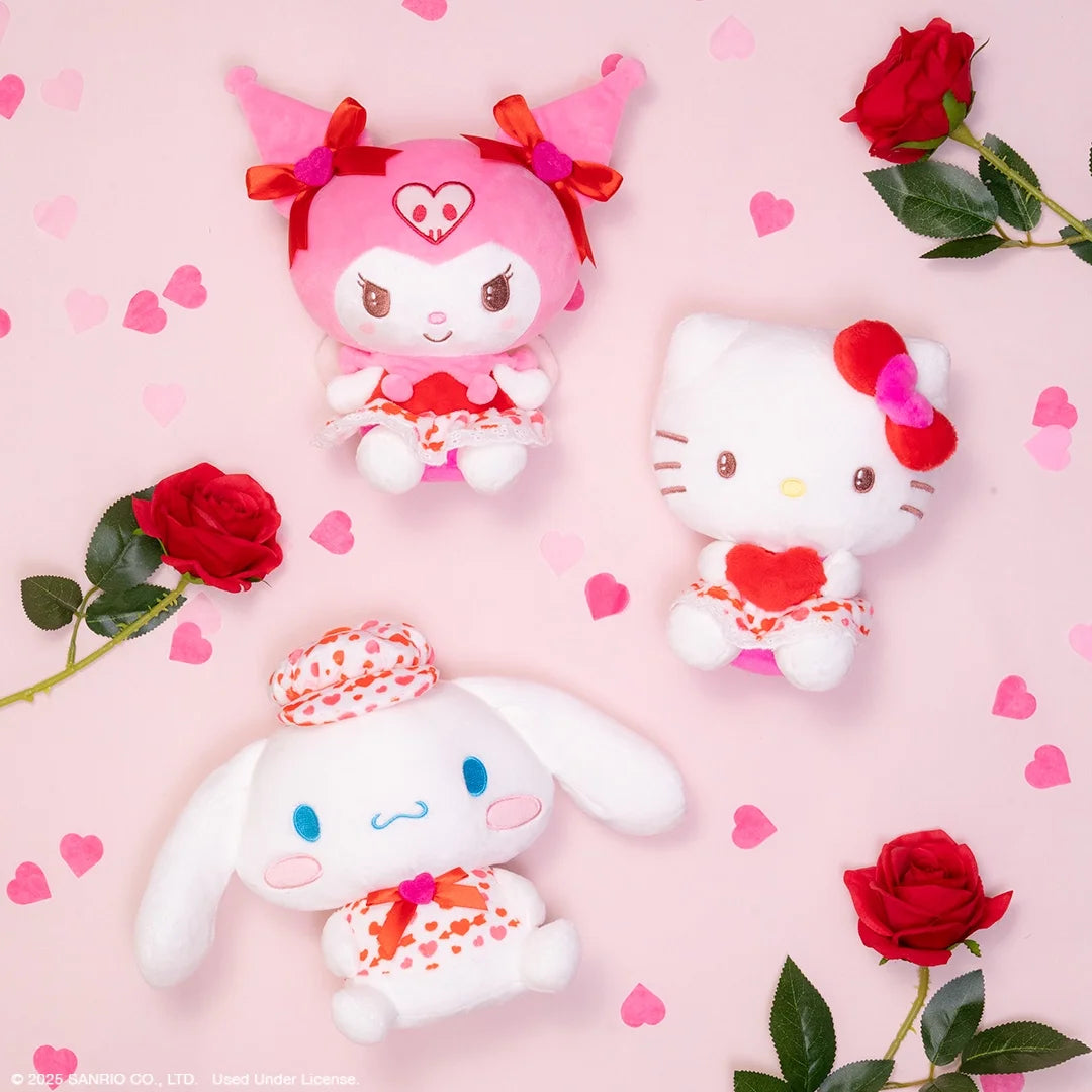 Valentine’s Plush Doll - 8 Inch Holding Heart