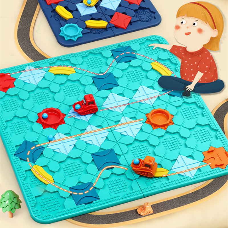 Logic Road Builder Game Puzzle Toy