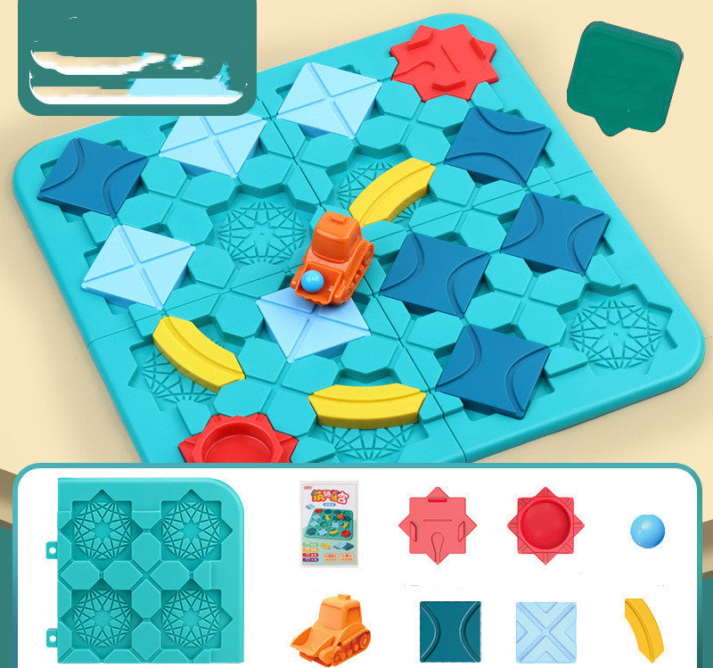 Logic Road Builder Game Puzzle Toy