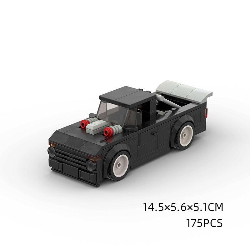 Small Particle Building Blocks Model Sports Car for Kids