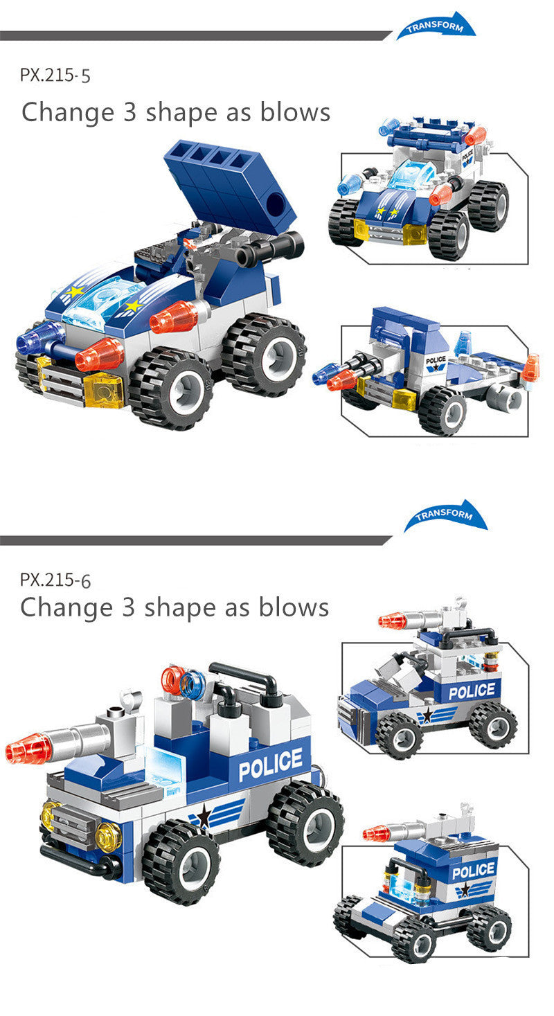 City Police 8-in-1 Building Block Set