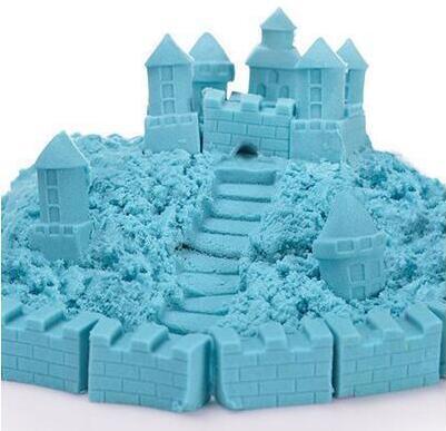 Colorful Magic Kinetic Sand Castle Play Set for Kids