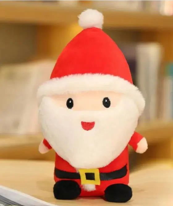 Santa & Elk Holiday Plush