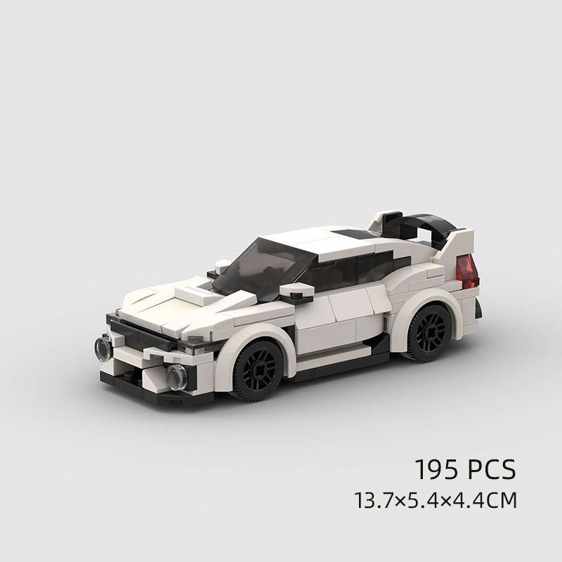 Small Particle Building Blocks Model Sports Car for Kids