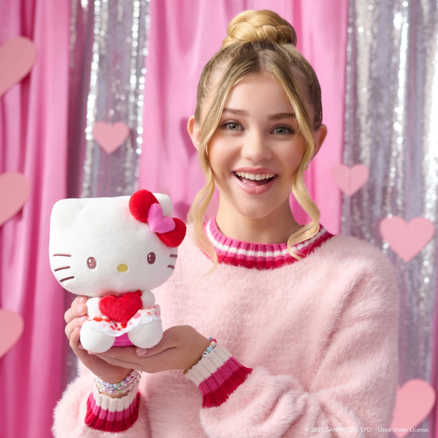 Valentine’s Plush Doll - 8 Inch Holding Heart