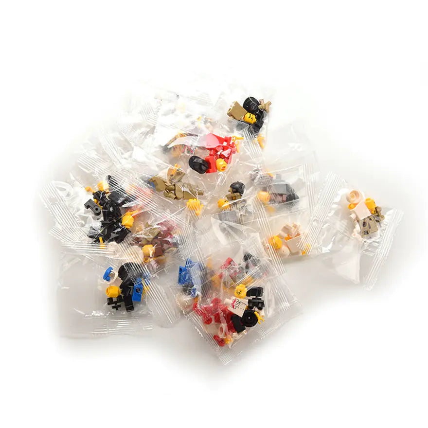 24Pcs Mini Building Block Figures – Police, Fire & More