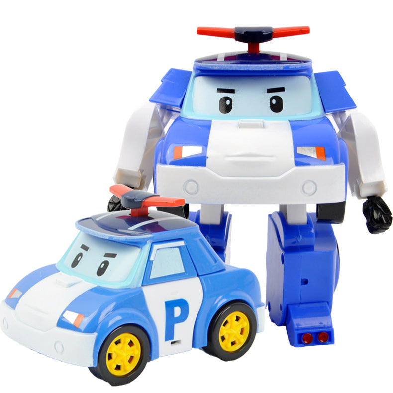 Transforming Rescue Vehicle Robot Toys