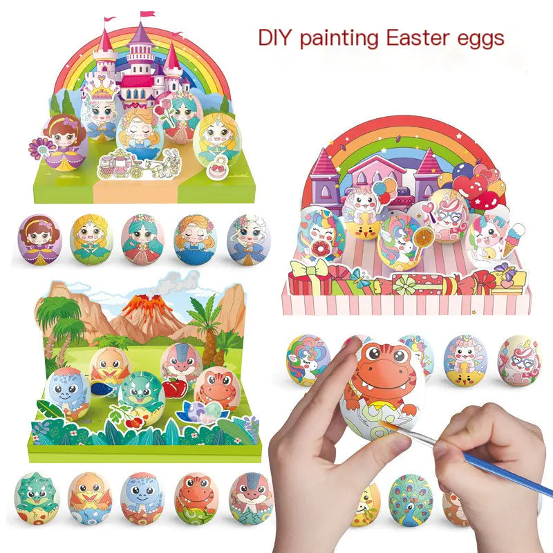 DIY Egg Painting Kit for Kids – 3D Art Fun