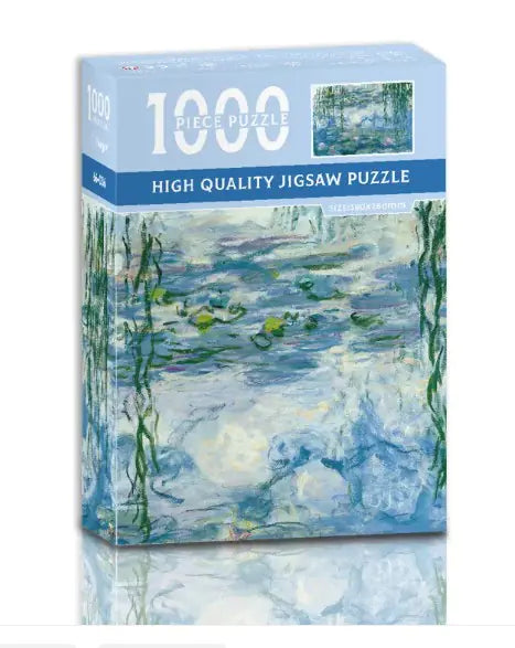 1000-Piece Scenic Village Jigsaw Puzzle for Adults