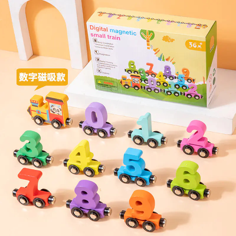 Magnetic Counting Train Puzzle for Kids