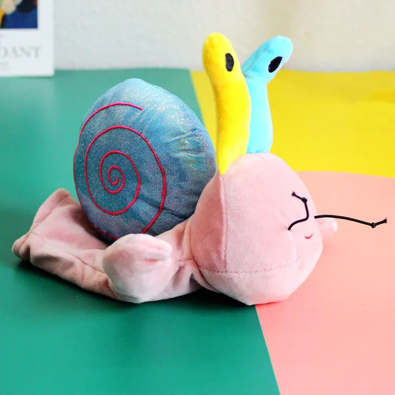 Cute Snail Plush Hand Puppet Toy for Kids
