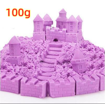 Colorful Magic Kinetic Sand Castle Play Set for Kids