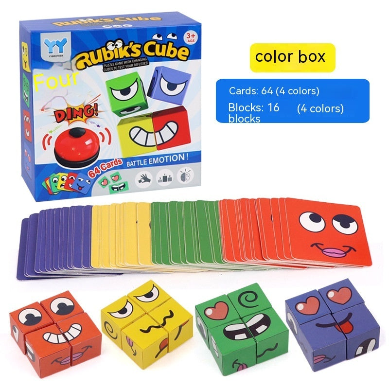 Face-Off Rubik’s Cube Game – Match, Twist & Ding!