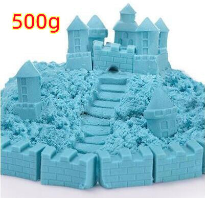 Colorful Magic Kinetic Sand Castle Play Set for Kids
