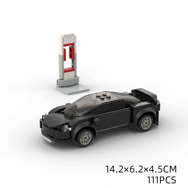 Small Particle Building Blocks Model Sports Car for Kids