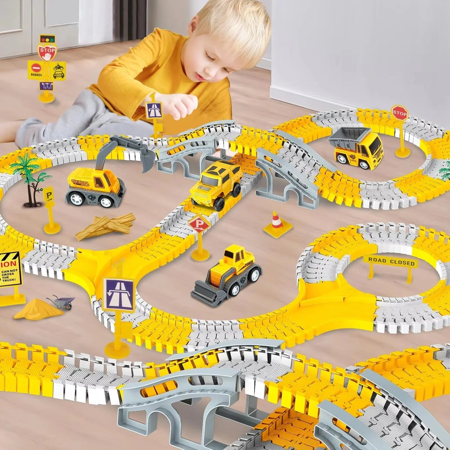 Multifunctional Assembly Track Children Educational Toys