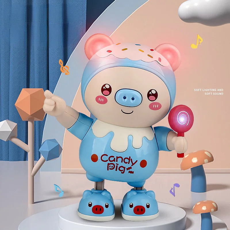 Musical Electric Candy Little Cute Piggy Toy
