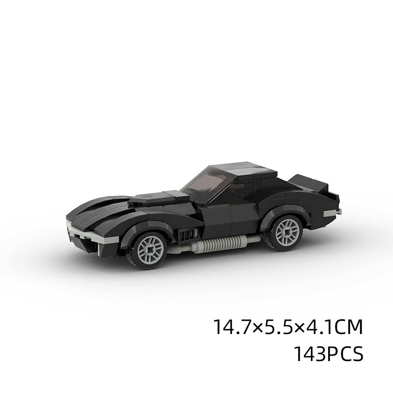 Small Particle Building Blocks Model Sports Car for Kids