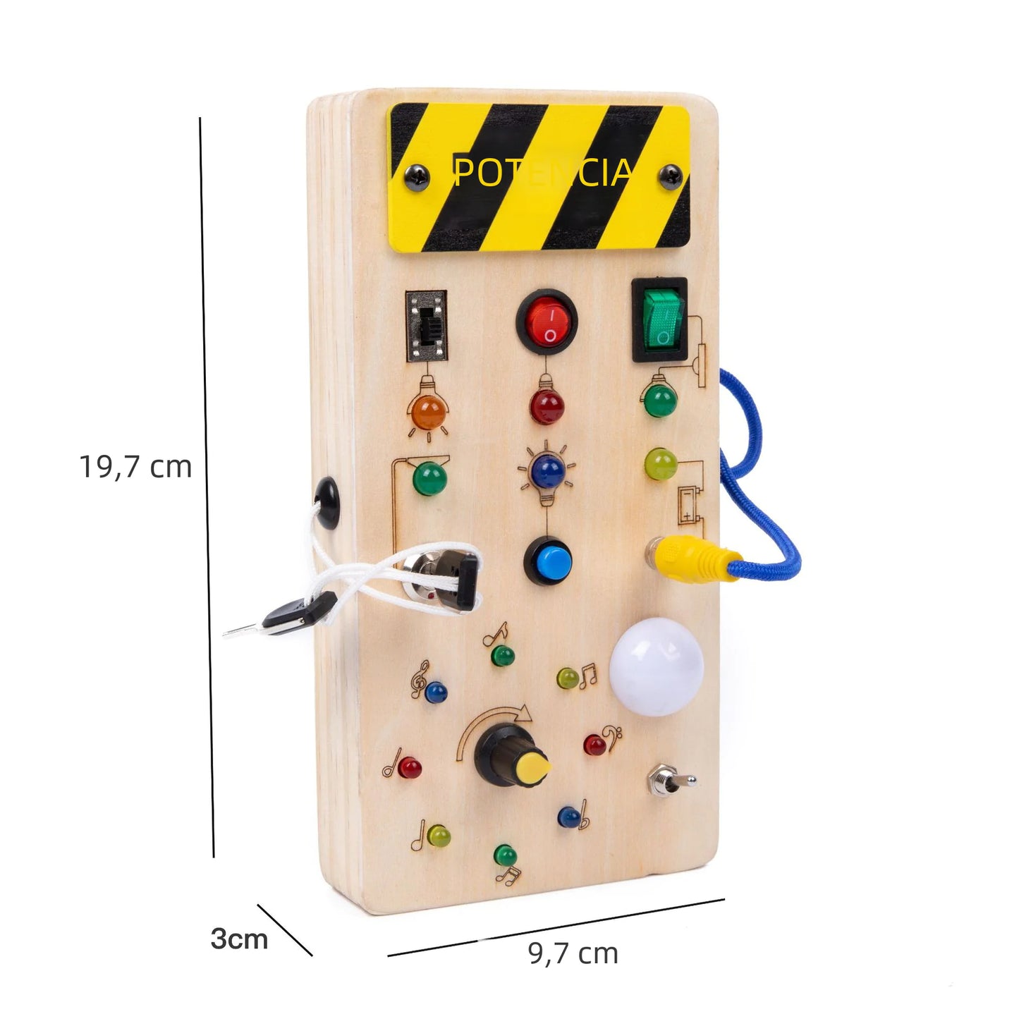 Interactive LED Learning Board for Kids