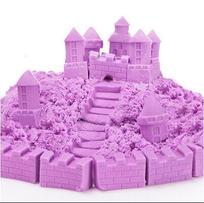 Colorful Magic Kinetic Sand Castle Play Set for Kids