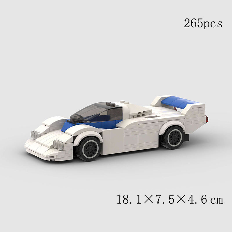 Small Particle Building Blocks Model Sports Car for Kids