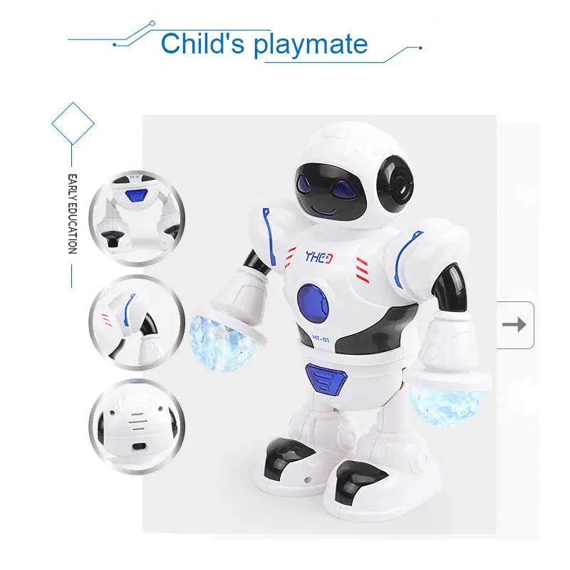 Dancing Robot Toy for Kids – Music & Lights Fun