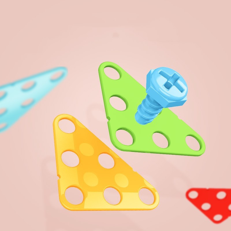 3D Drill Puzzle Building Set For Kids