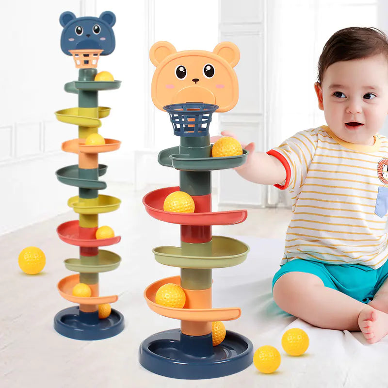 Montessori Tower Ball Track Learning Toy