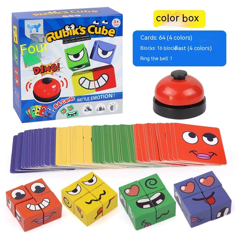 Face-Off Rubik’s Cube Game – Match, Twist & Ding!