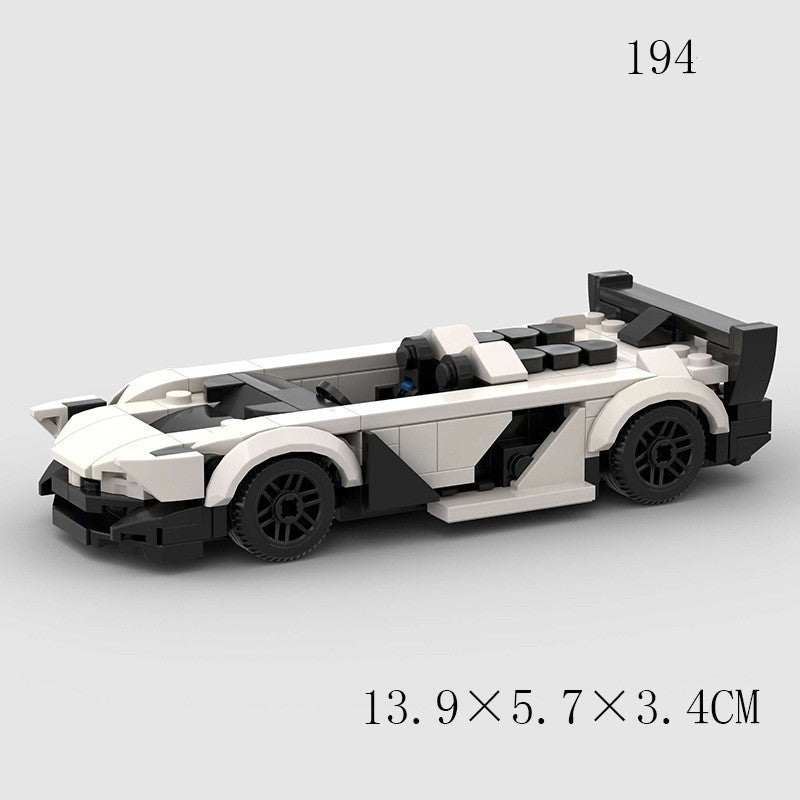 Small Particle Building Blocks Model Sports Car for Kids