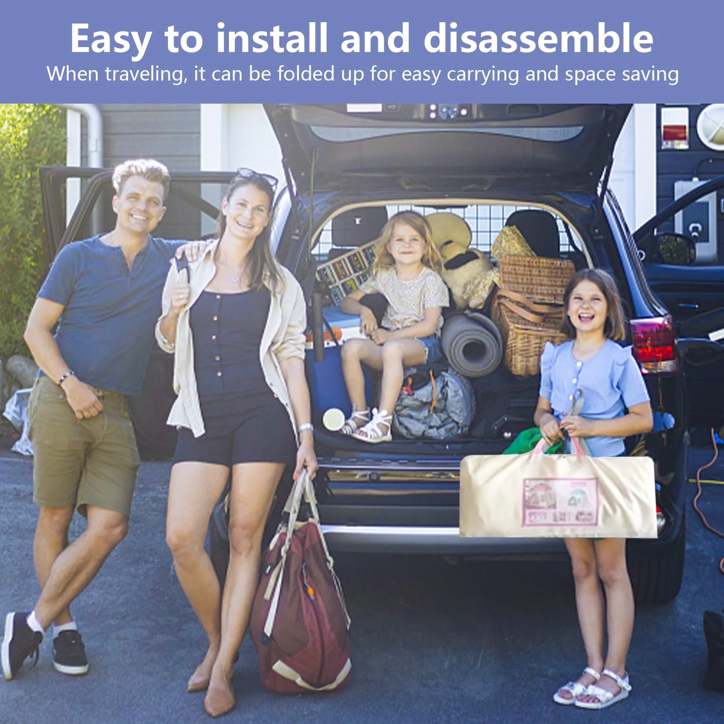 Flower-Themed Play Tent for Children - Indoor and Outdoor Castle Playhouse in Blue, Ideal Gift for Toddlers and Boys