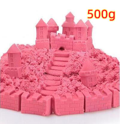 Colorful Magic Kinetic Sand Castle Play Set for Kids