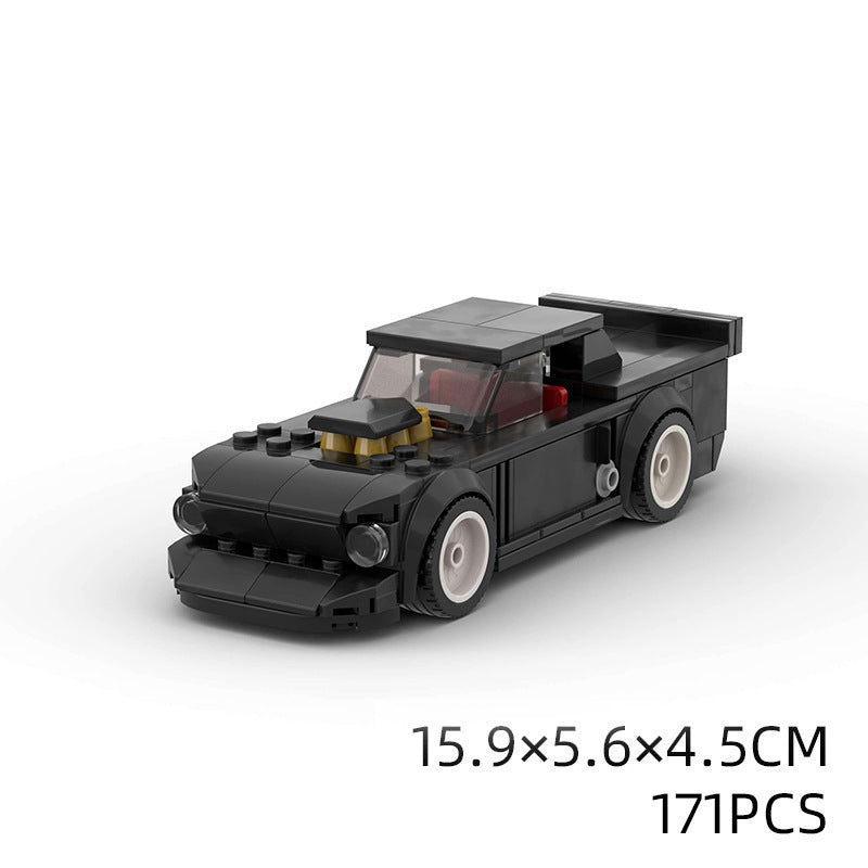 Small Particle Building Blocks Model Sports Car for Kids